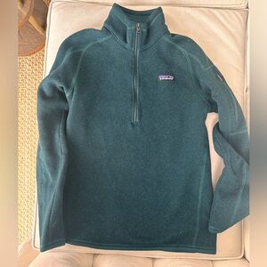 Patagonia Teal Half-Zip Jacket